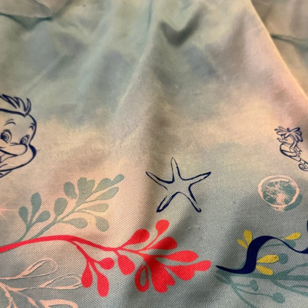 Blue Little Mermaid Nightgown - Picture 4 of 9